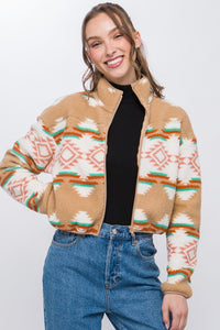 the 'cropped out' aztec jacket