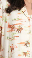 Load image into Gallery viewer, Wrangler retro button down graphic tee