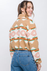 the 'cropped out' aztec jacket