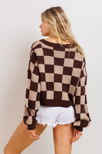 Load image into Gallery viewer, the &#39;checker&#39; sweater
