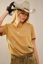 Load image into Gallery viewer, Western Embroidery Mineral Washed T-Shirt
