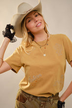 Load image into Gallery viewer, Western Embroidery Mineral Washed T-Shirt
