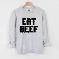 Eat Beef Crewneck