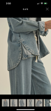 Load image into Gallery viewer, The ‘snap’ denim shacket
