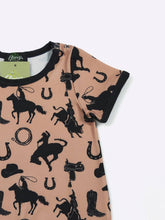 Load image into Gallery viewer, Clover Cottage - Coyote Buck Boy Romper
