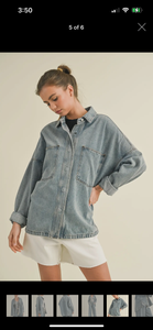 The ‘snap’ denim shacket