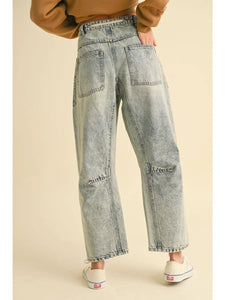 the 'washed out' denim pants