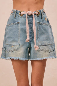 the' braided' shorts