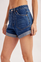 Load image into Gallery viewer, Bluivy - WESTERN POCKET ROLLED HEM DENIM SHORTS
