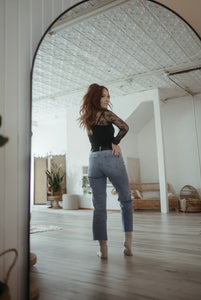 the 'sweet time' denim jeans
