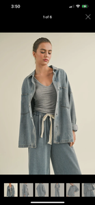 The ‘snap’ denim shacket