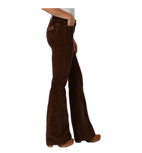 Wrangler retro brown corduroy trouser