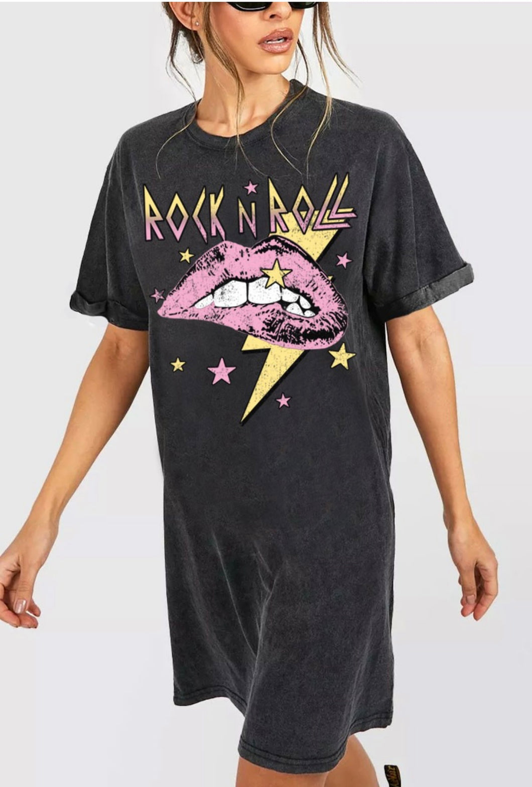 The ‘rock n’roll’ t shirt dress