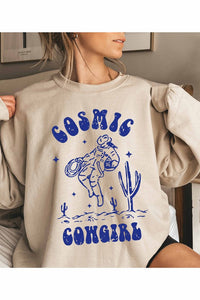'cosmic cowgirl' crewneck