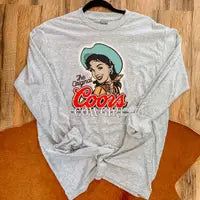 the coors cowgirl' longsleeve