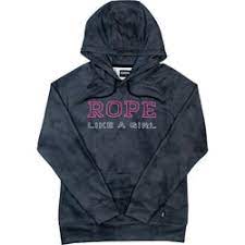 hooey 'rope like a girl' marbled hoodie