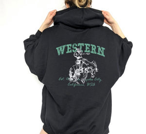 The ‘it’s getting western’ hoodie