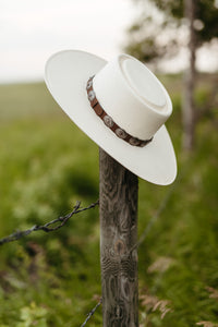 Charlie 1 Horse 'high desert wide brim straw hat'