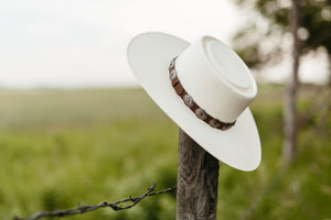 Charlie 1 Horse 'high desert wide brim straw hat'