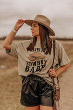 Load image into Gallery viewer, I wanna be a cowboy baby oversized tee
