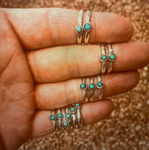 Load image into Gallery viewer, Staple turquoise rings
