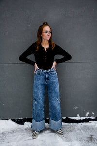 The ‘roughie’ cuffed jeans
