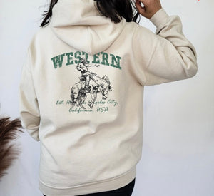 The ‘it’s getting western’ hoodie