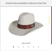 Load image into Gallery viewer, Charlie 1 Horse chief hat
